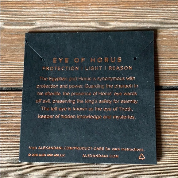 Alex and Ani Eye of Horus Rafaelian Gold Bracelet. - Picture 2 of 4